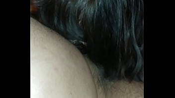 She licks and sucks the fuck juices from our cowgirl session