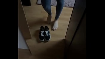 Hello ↔️#pedsocks #blacknylon #whitesocks #socksfetish #teen #feetfetish