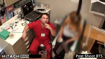Pothead gets mandatory hitachi orgasms from doctor tampa maria santos