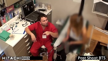 Pothead gets mandatory hitachi orgasms from doctor tampa maria santos