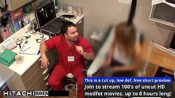 Pothead gets mandatory hitachi orgasms from doctor tampa maria santos