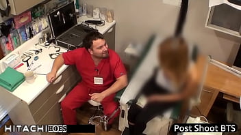 Pothead gets mandatory hitachi orgasms from doctor tampa maria santos