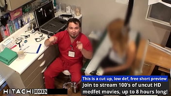 Pothead gets mandatory hitachi orgasms from doctor tampa maria santos