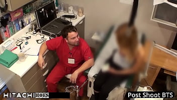 Pothead gets mandatory hitachi orgasms from doctor tampa maria santos