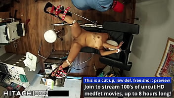 Pothead gets mandatory hitachi orgasms from doctor tampa maria santos