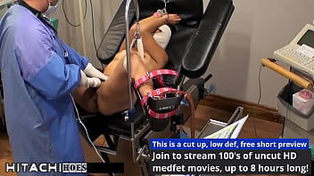 Pothead gets mandatory hitachi orgasms from doctor tampa maria santos