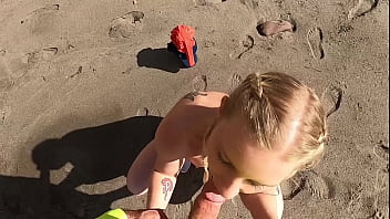 Would you say yes to a blowjob on the beach