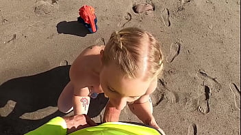 Would you say yes to a blowjob on the beach