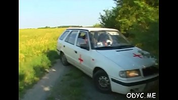 Slim whore takes it doggy