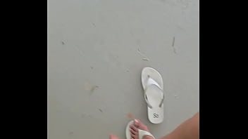 Stomping around the yard everything looks so small from up here