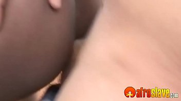 White dick drilling black pussy