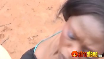 White dick drilling black pussy