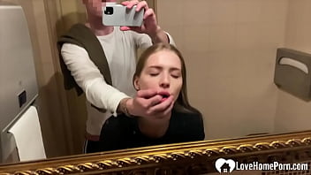 Blonde babe loves to do it in public Blonde babe loves to do it in public