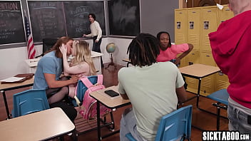 Sexy babe swallowed huge dick before hardcore anal sex and gangbang