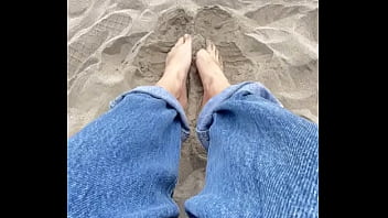 Chilean’s feet on the sand Chilean’s feet on the sand