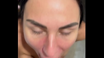 Slutty morning routine — blowjob doggy & facial