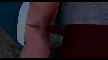 Teen lost in woods fucked