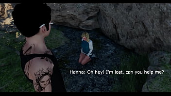 Teen lost in woods fucked