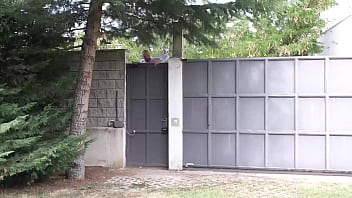 Monika fox's crazy sloppy blowjob on street with passerby