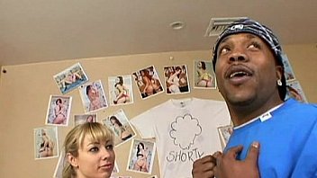 Black dick deep in blondes ass