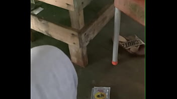 Slim waist bitch with a puffy pussy flashes at public beach