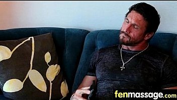 Deepthroat blowjob from big tits massage girl 27