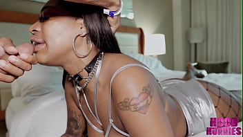 Dominican redbone gets banged hard by delivery driver