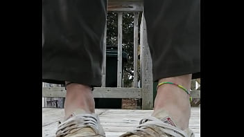 Cummy dirty trashed sneakers