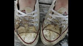 Cummy dirty trashed sneakers
