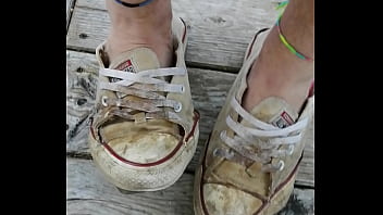 Cummy dirty trashed sneakers