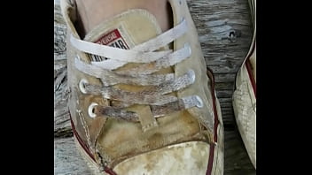 Cummy dirty trashed sneakers