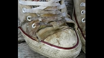 Cummy dirty trashed sneakers
