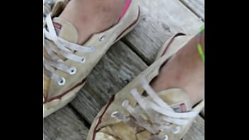 Cummy dirty trashed sneakers Cummy dirty trashed sneakers