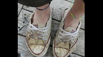 Cummy dirty trashed sneakers