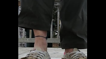 Cummy dirty trashed sneakers