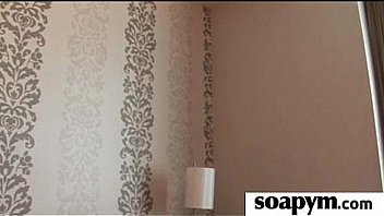 Soapy massage end with a big cumshot 18