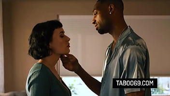 Black boss fucks his employer's wife during dinner