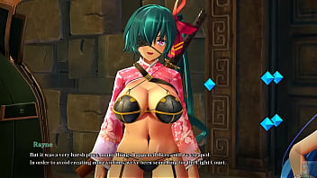 3dgirl in rpg world with huge tits and power hero