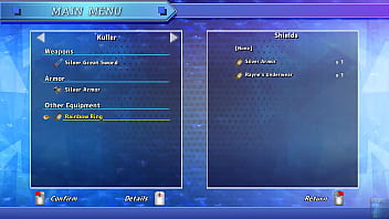 3dgirl in rpg world with huge tits and power hero