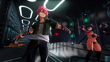 3dgirl in rpg world with huge tits and power hero