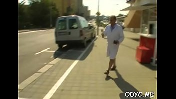 Corpulent teen gets it doggystyle