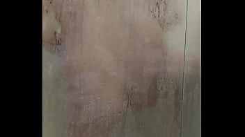 Wife having a shower