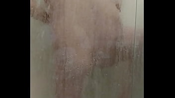 Wife having a shower