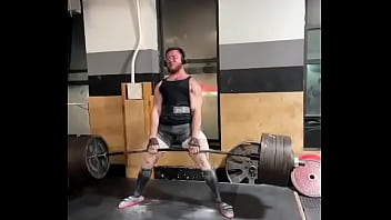 Menacing vegan cunt strokes black 800lb rod