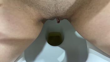Morning compilation of yellow urine in the toilet pissing hairy pussy free