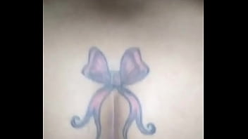 Mel rides big white cock