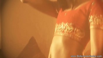 Sexy brunette loves dancing