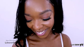 Hot girl likes a new long dick and she slowly starts pumping