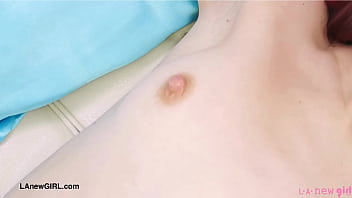 Alluring teen model naked close up