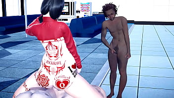 White cock slave and her cuckold